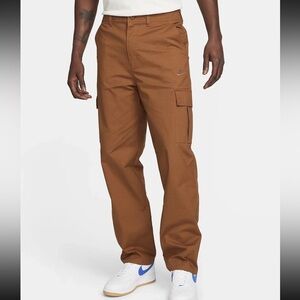 Nike Club Cargo Pant Straight Leg Men’s Size 32x34 Brown New
